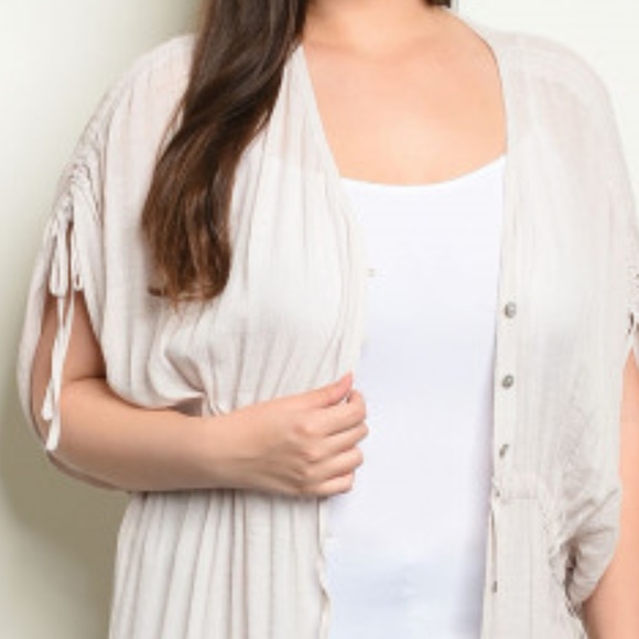 Zonda's Weekend in Venice Button Down Kimono/Top! - Picture 3 of 5